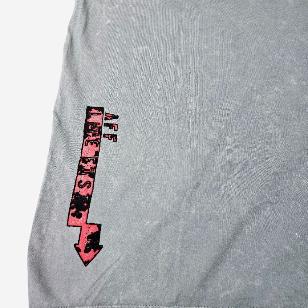 Affliction 2XL Graphic Tee “Lost Souls” Skull Wings Biker Grunge MMA Style - Picture 8 of 9